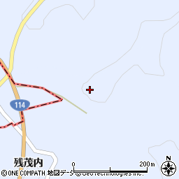 福島県伊達郡川俣町羽田三境石周辺の地図