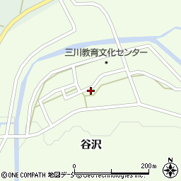新潟県東蒲原郡阿賀町谷沢周辺の地図