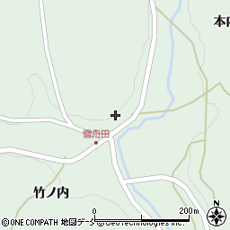 福島県福島市立子山（雪舟田）周辺の地図