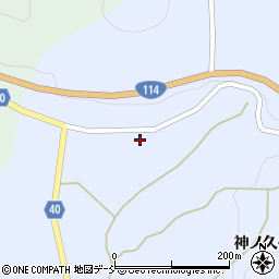 福島県福島市飯野町青木林下周辺の地図