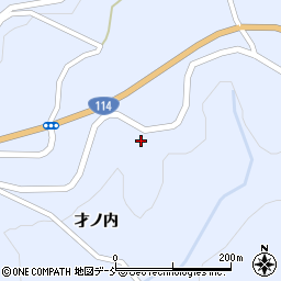 福島県福島市飯野町青木（仲森）周辺の地図