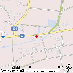 新潟県五泉市刈羽251-1周辺の地図