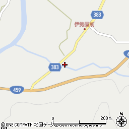 福島県西会津町（耶麻郡）奥川大字飯里（毛地前）周辺の地図