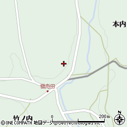 福島県福島市立子山豊後内山周辺の地図