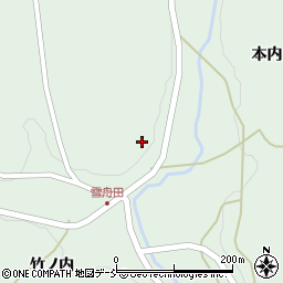 福島県福島市立子山（豊後内山）周辺の地図