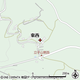 福島県福島市立子山東西周辺の地図