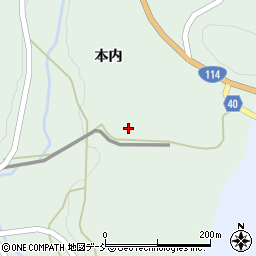 福島県福島市立子山田屋周辺の地図