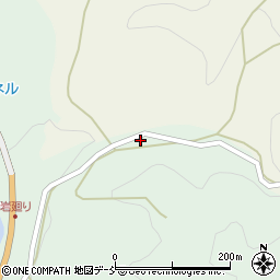 福島県伊達郡川俣町飯坂坂周辺の地図