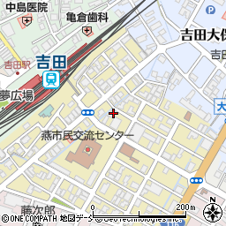 新潟県燕市吉田日之出町周辺の地図