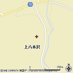 福島県相馬郡飯舘村八木沢冬住周辺の地図