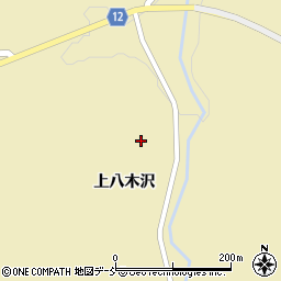 福島県飯舘村（相馬郡）八木沢（冬住）周辺の地図