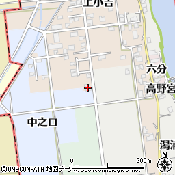 新潟県新潟市西蒲区上小吉1691-1周辺の地図