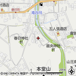 新潟県五泉市村松甲6414-7周辺の地図