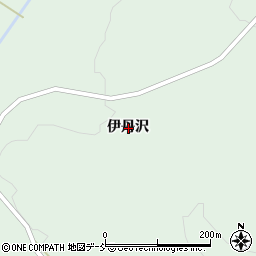 福島県相馬郡飯舘村伊丹沢周辺の地図
