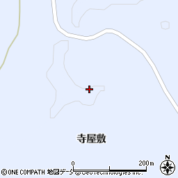 福島県伊達郡川俣町羽田寺北山周辺の地図