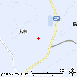 福島県伊達郡川俣町羽田五斗蒔周辺の地図