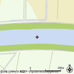 真野川周辺の地図