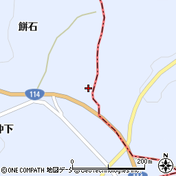 福島県福島市飯野町青木（外久保）周辺の地図