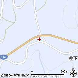 福島県福島市飯野町青木連保周辺の地図