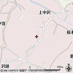 福島県福島市松川町浅川（床ノ窪）周辺の地図
