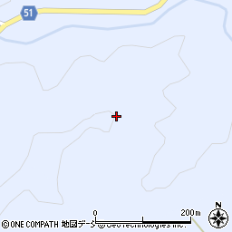 福島県川俣町（伊達郡）秋山（鍛治屋山）周辺の地図