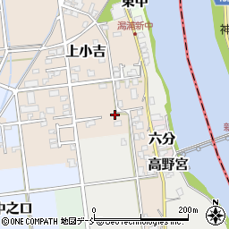 新潟県新潟市西蒲区上小吉1761周辺の地図