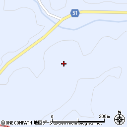 福島県伊達郡川俣町秋山若林山周辺の地図