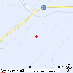 福島県川俣町（伊達郡）秋山（若林山）周辺の地図