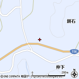 福島県福島市飯野町青木仲久保周辺の地図