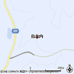 福島県伊達郡川俣町羽田烏合内周辺の地図