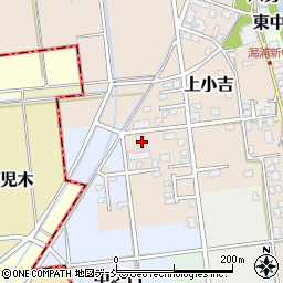 新潟県新潟市西蒲区上小吉1667周辺の地図