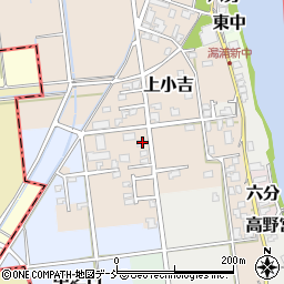新潟県新潟市西蒲区上小吉1677周辺の地図