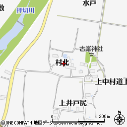 福島県喜多方市松山町鳥見山（村北）周辺の地図