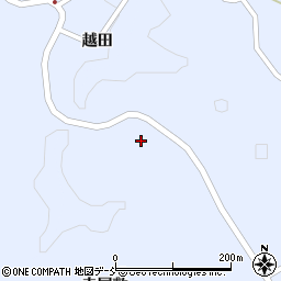 福島県伊達郡川俣町羽田柿ノ作周辺の地図