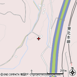 福島県福島市平石（湯ケ原）周辺の地図