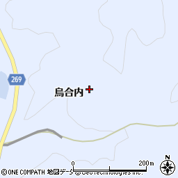 福島県伊達郡川俣町羽田入烏山周辺の地図