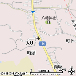 福島県福島市松川町浅川入り周辺の地図