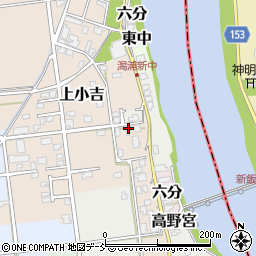 新潟県新潟市西蒲区上小吉1797-4周辺の地図