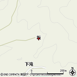 福島県川俣町（伊達郡）小島（坂）周辺の地図