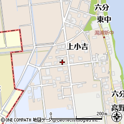 新潟県新潟市西蒲区上小吉1674周辺の地図