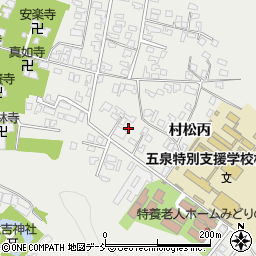 新潟県五泉市村松甲5702-3周辺の地図