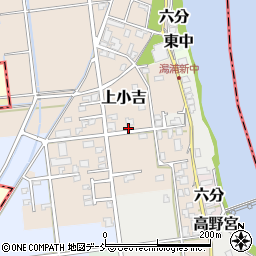 新潟県新潟市西蒲区上小吉1741周辺の地図
