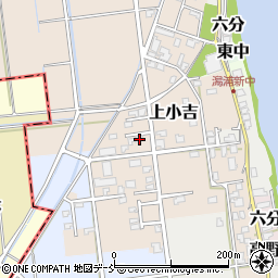 新潟県新潟市西蒲区上小吉1671周辺の地図