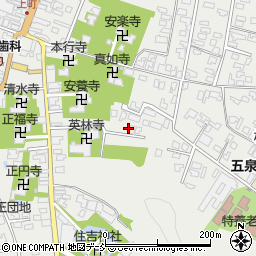 新潟県五泉市村松甲5753-7周辺の地図