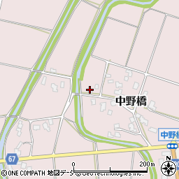 中野橋集落開発センター周辺の地図