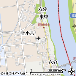 新潟県新潟市西蒲区上小吉1798周辺の地図