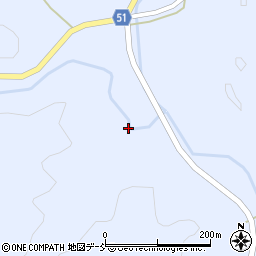 福島県伊達郡川俣町秋山鍛治屋周辺の地図