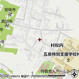 新潟県五泉市村松甲5705-4周辺の地図