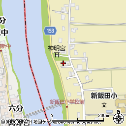 新潟県新潟市南区新飯田1113周辺の地図
