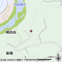 福島県福島市立子山観音山周辺の地図